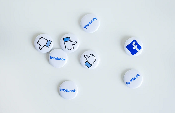 Pins with Facebook Icons for Brand Awareness