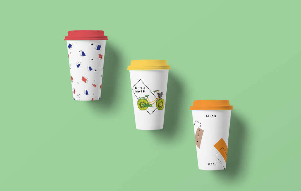 Mish Mash Paper Cup Mock Up