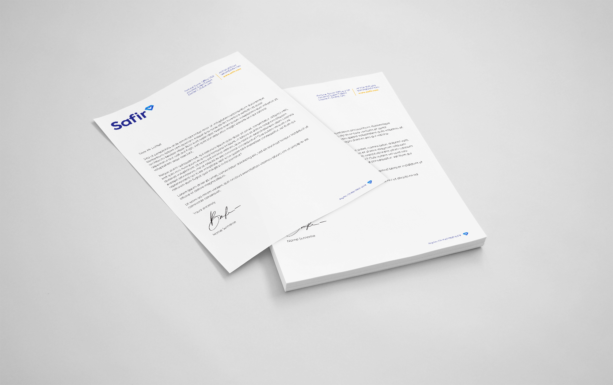 Letterhead-Mockup